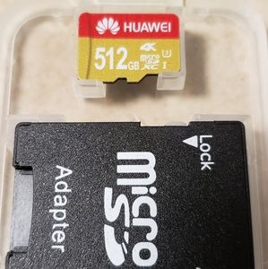 512 GB 4k Micro SD Card W/ USB Adapter